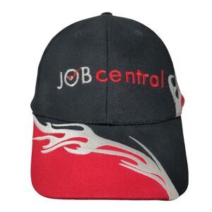 Job Central Strapback Hat Multicolor One Size Embroidered 6 Panel HeadToToe